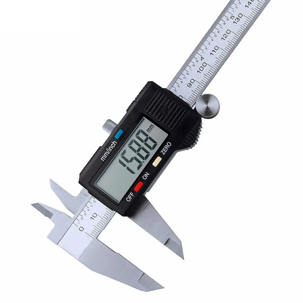 Digital Caliper 150Mm Stainless Steel - Paquímetro digital de alta precisão, 0-150