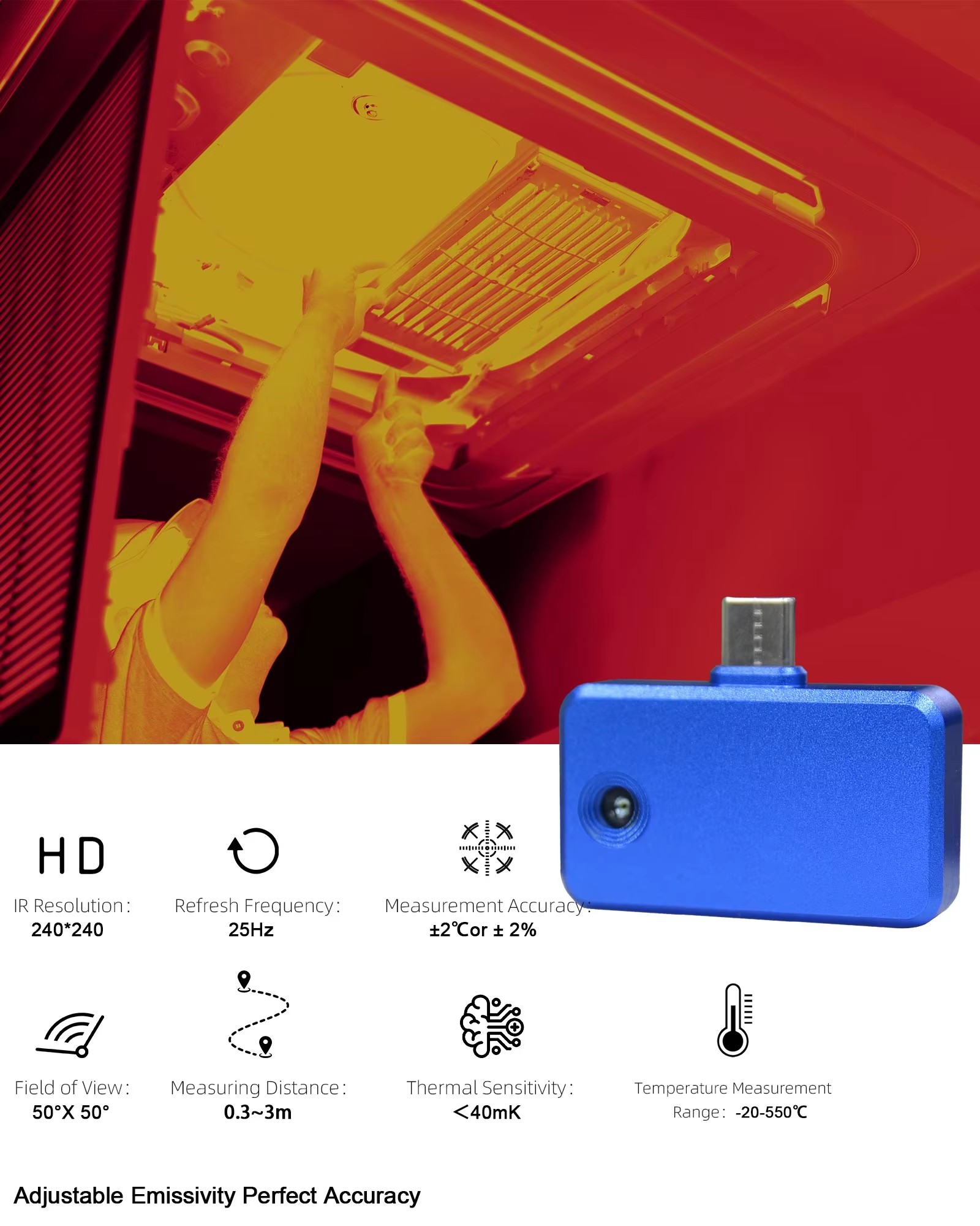 Câmera Térmica para Celular 96 - Thermal Imaging Camera Pcb Repair avaliação e preço